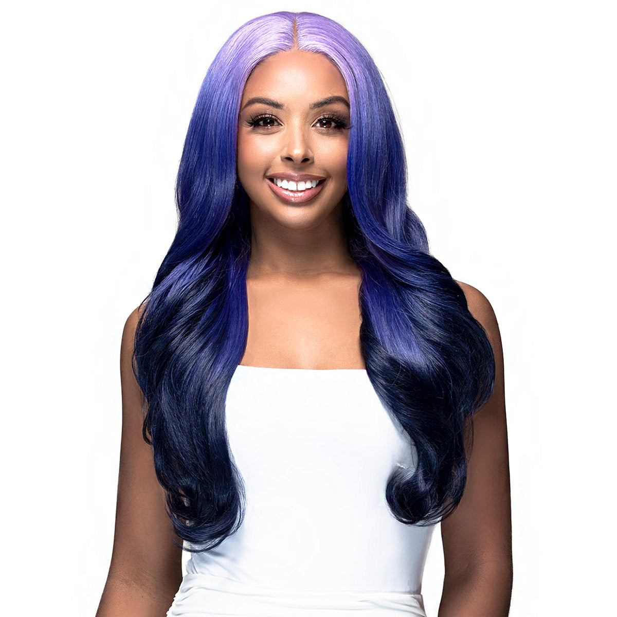 Bobbi Boss Human Hair Blend 13X4 Glueless HD Lace Wig - MBLF400 ADRIE