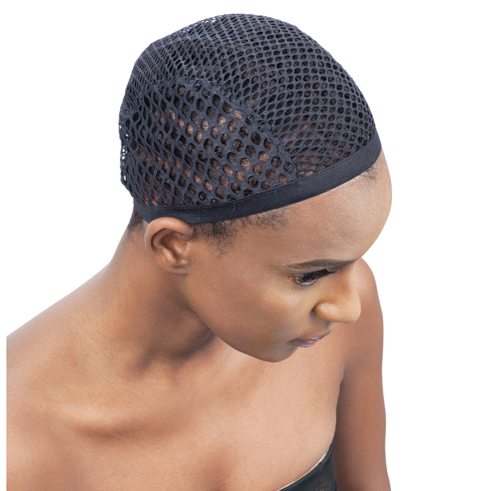 Freetress Premium Crochet Wig Cap with Combs (Black)