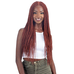 Freetress Equal Synthetic HD Braid Lace Front Wig - NAT BOX BRAID 28