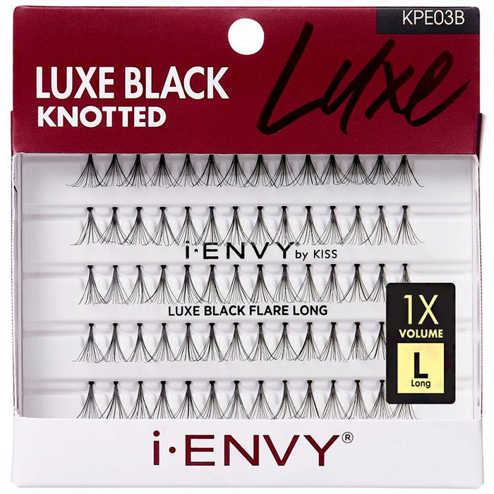 Kiss I-Envy KPE03B Luxe Black Knotted Individual Lashes
