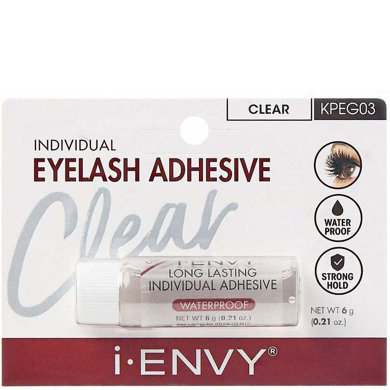 Kiss I-Envy KPEG03 Individual Eyelash Adhesive - Clear 0.21oz