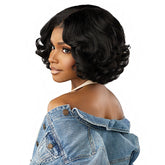 Sensationnel Curls Kinks & Co Synthetic Hair Glueless HD Lace Wig - Y PART KINKY ROLLER SET 10