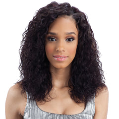 100% Unprocessed Brazilian Virgin Remy Hair - NAKED NATURE WET & WAVY LOOSE CURL 7PCS (10\/10\/12\/12\/14\/14 + Silk Base Closure)