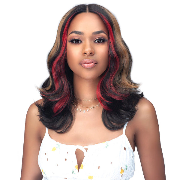 Bobbi Boss Human Hair Blend 5 inch Deep Part HD Lace Front Wig - MOGL101 LIV