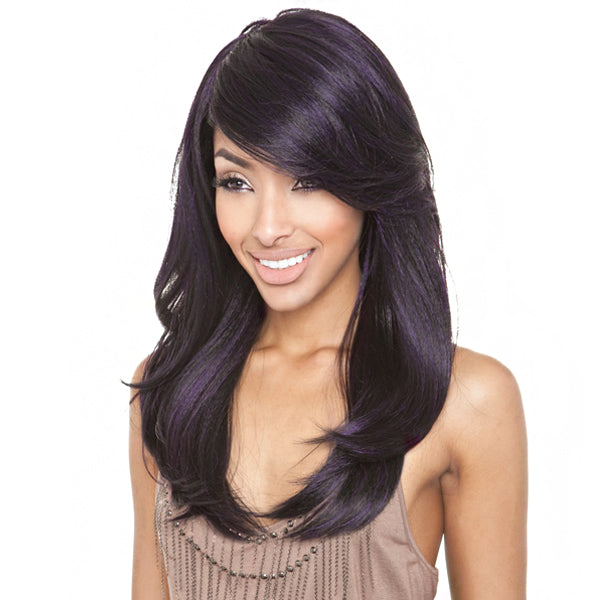 Mane Concept Brown Sugar Human Hair Blend Full Wig - BS110