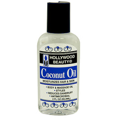 Hollywood Beauty Coconut Oil Moisturizes Hair and Skin 2oz