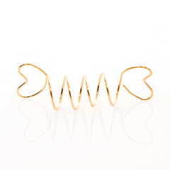 WIGO Collection Hair Accessories Braid Ring - HEART 3PCS (CTG2)