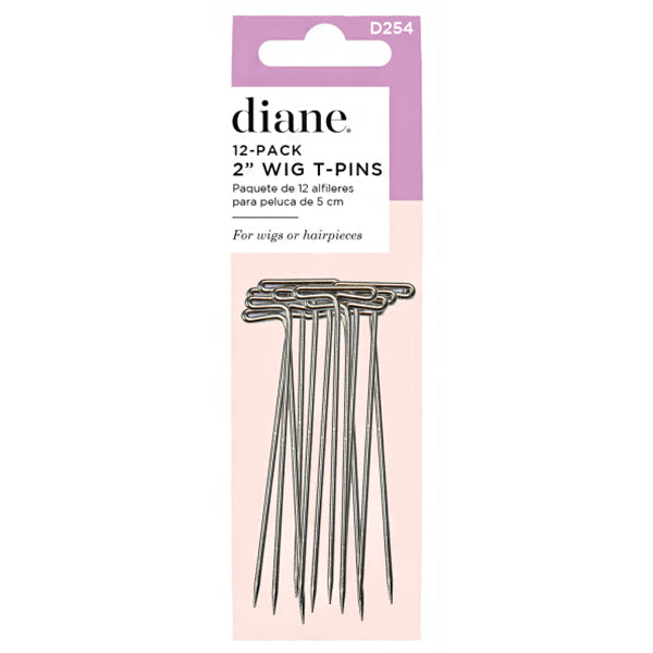 Diane Wig T Pins, 12 Pack