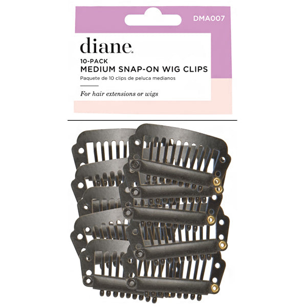 Diane Snap-On Wig Clips Medium - 10 Pack #DMA007