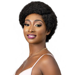 Janet Collection Natural Curly Synthetic Hair Wig - AFRO ABBO