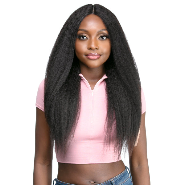 Laflare 100% Brazilian Virgin Remy Lace Wig - KINKY CENTERPART