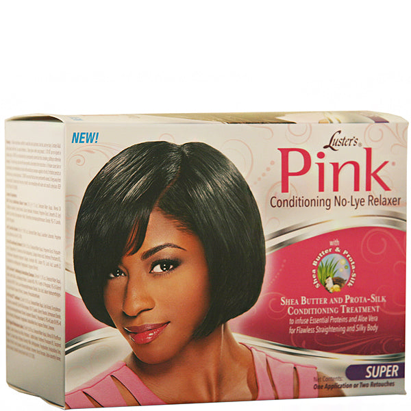 Luster's Pink Conditioning No-Lye Relaxer Kit 1 Application or 2 Retouch - Super