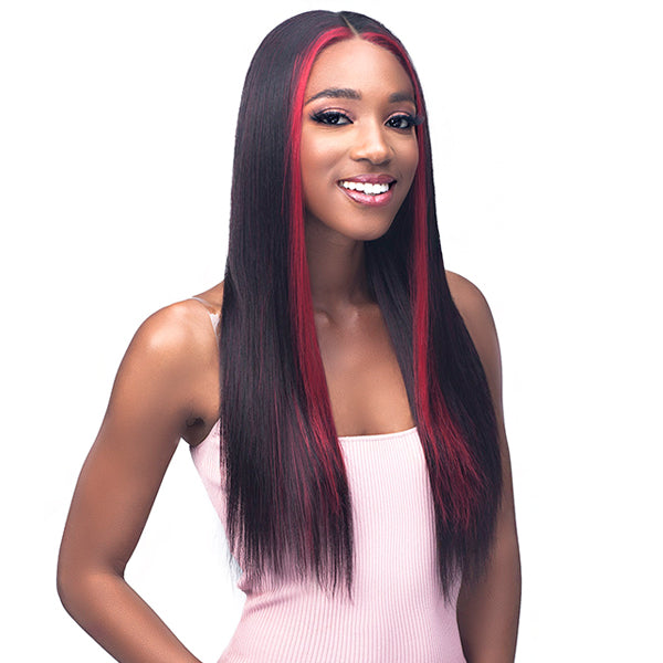 Bobbi Boss Human Hair Blend 13X7 Glueless Frontal Lace Wig - MBLF007 MABLE