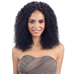 100% Unprocessed Brazilian Virgin Remy Hair - NAKED NATURE WET & WAVY BEACH CURL 7PCS (10\/10\/12\/12\/14\/14 + Silk Base Closure)
