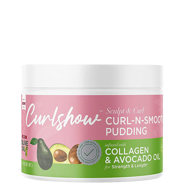 ORS Curlshow Curl N Smooth Pudding Infused with Collagen & Avocado Oil 12oz