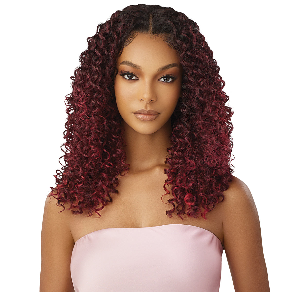 Outre Airtied Human Hair Blend 13x6 Glueless HD Lace Frontal Wig - HHB DOMINICAN CURLY 22