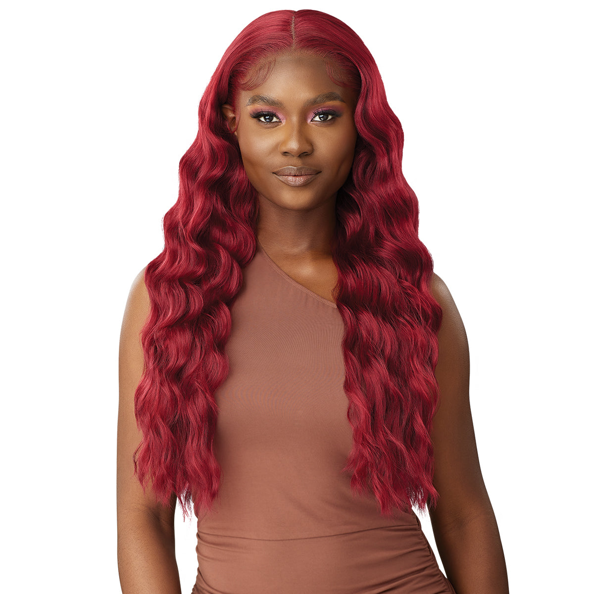 Outre Synthetic Melted Hairline HD Lace Front Wig - Joss - 1 - Black