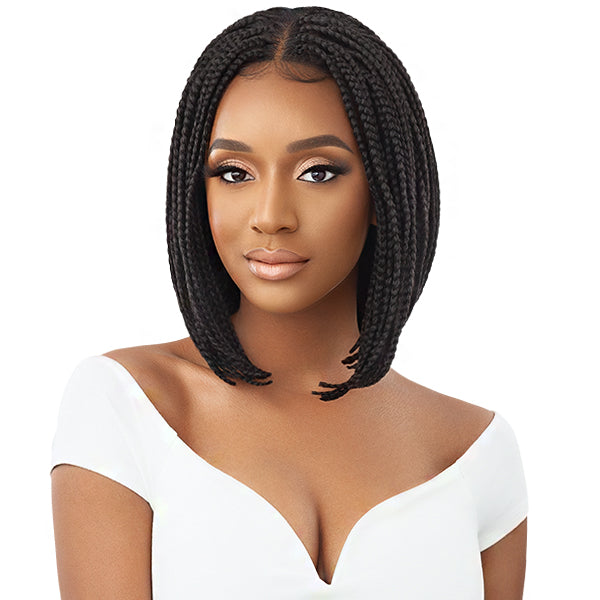 Outre Pre-Braided HD Lace Wig - BOX BRAID BOB 12 (4x4 lace frontal) 