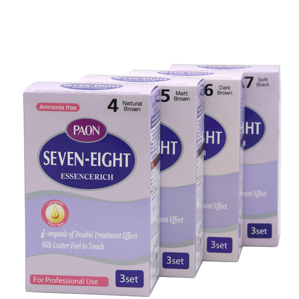 Paon Seven-Eight Essencerich Ammonia Free Hair Color 3 Set