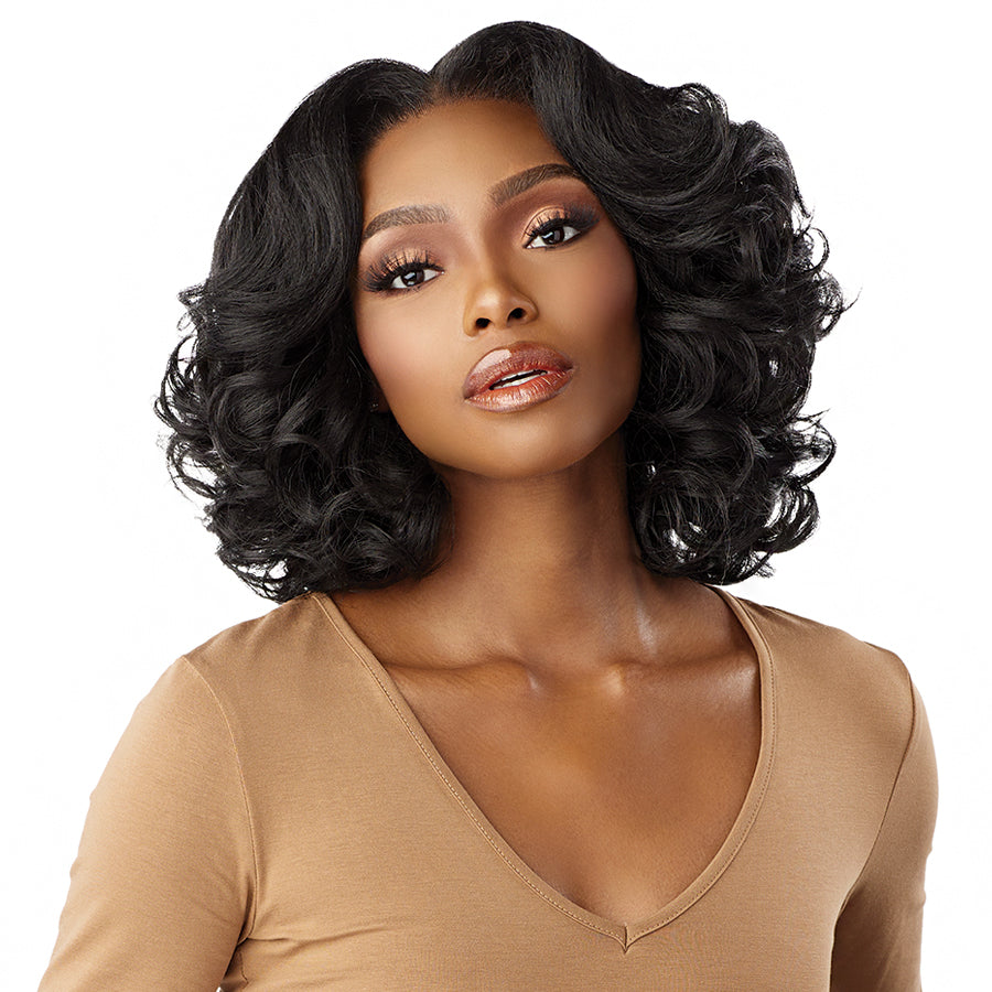 Sensationnel Curls Kinks & Co Synthetic Hair  13x6 Glueless HD Lace Wig - KINKY BODY WAVE 14