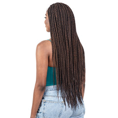 Freetress Equal Synthetic 5x5 Braided HD Lace Front Wig - NATURAL BOX BRAID 32