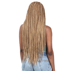 Freetress Equal Synthetic 5x5 Braided HD Lace Front Wig - NATURAL BOX BRAID 32