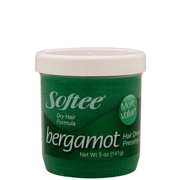 Softee Bergamot Hair Dressing Pressing Oil Green 5oz WigTypes