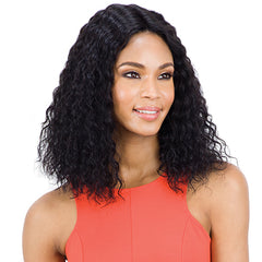 Mayde Beauty Lace and Lace 100% Human Hair Lace Front Wig - SUPER WET & WAVY(LONG)