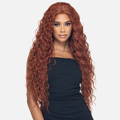 Vivica Fox Wanna Bee Human Hair Blend HD Lace Front Wig - WNB 4