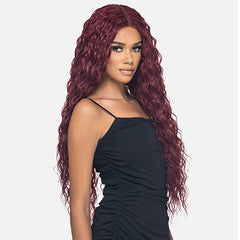 Vivica Fox Wanna Bee Human Hair Blend HD Lace Front Wig - WNB 4