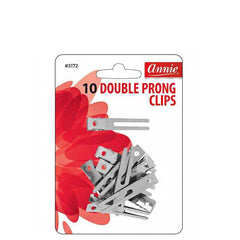 Annie #3172 Double Prong Clips 10Ct