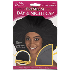 Annie Ms. Remi #4572 Premium Day & Night Cap Extra Jumbo - Black