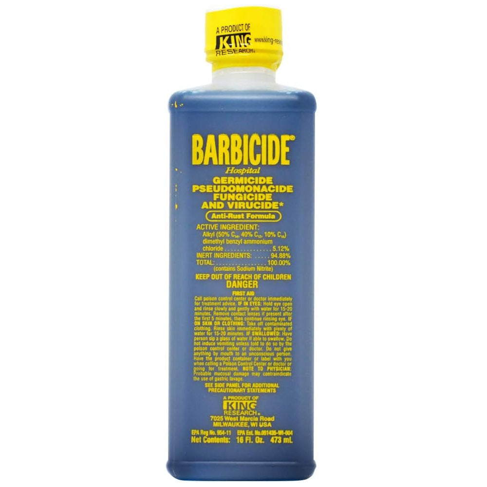 Barbicide Hospital Germicide Pseudomonacide Fungicide And Virucide 16oz