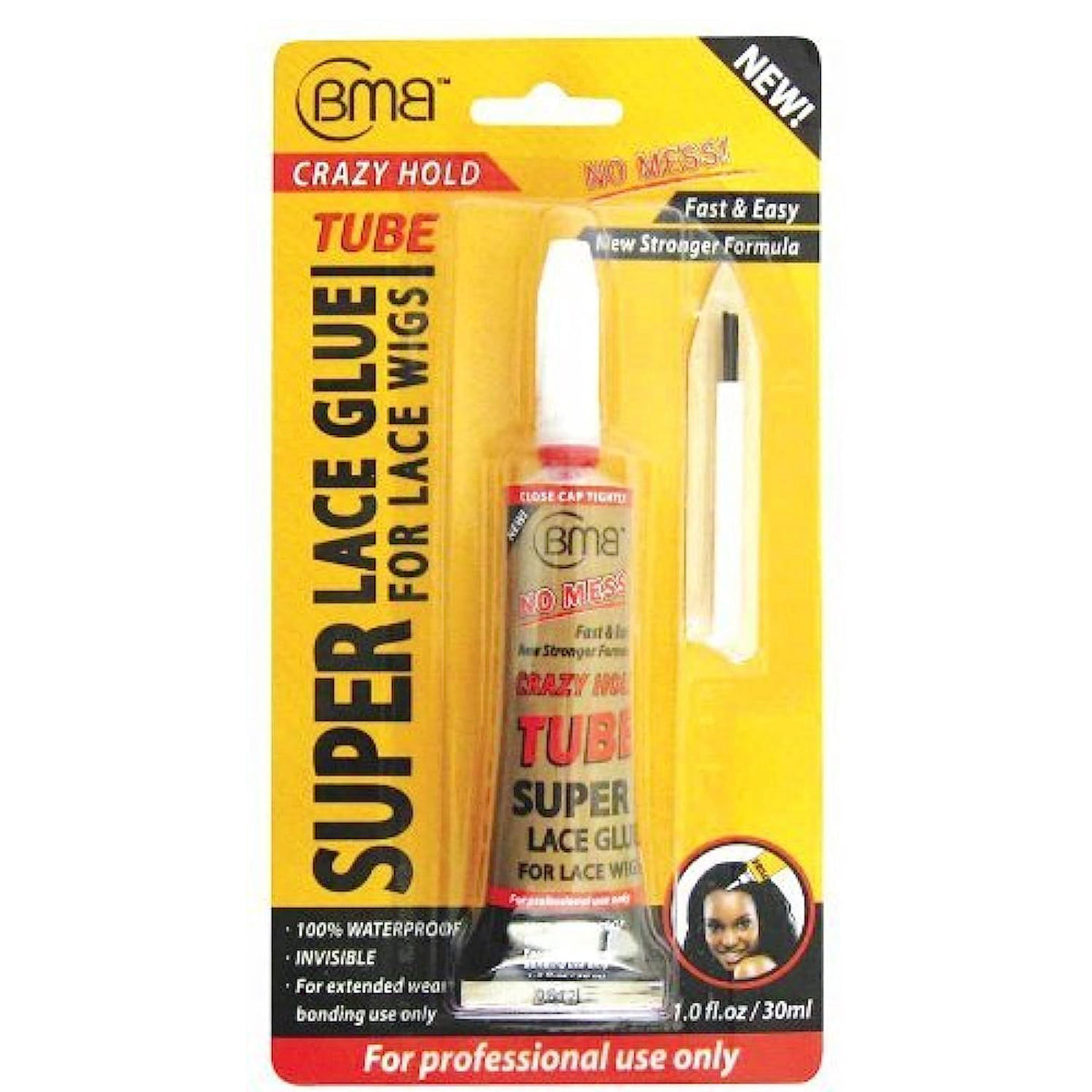 BMB No Mess Crazy Hold Tube Super Lace Glue 1oz