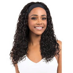 Bobbi Boss 100% Human Hair Headband Wig - MH1421 HB DEEP WAVE