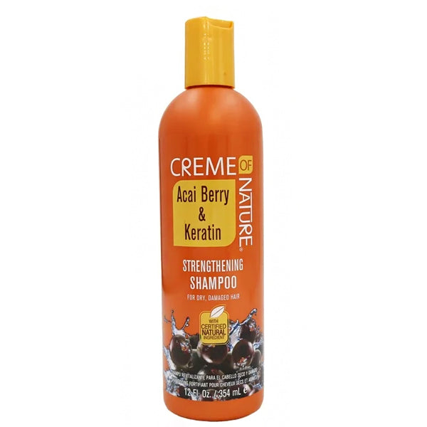 Creme of Nature Acai Berry & Keratin Strengthening Shampoo 12oz
