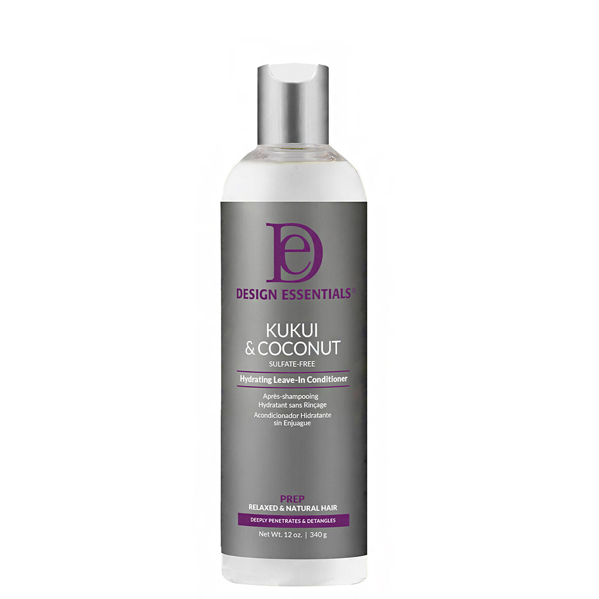 Design Essentials Kukui & Coconut Hydrating Leave-In Conditioner 12oz