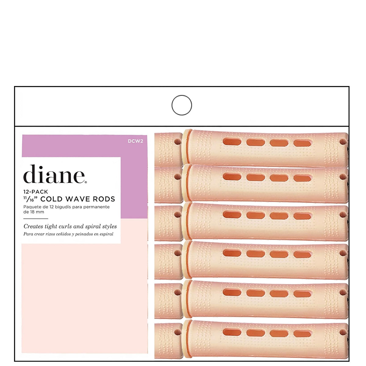 Diane #DCW2 Cold Wave Rods - 11\/16\" Long Sand