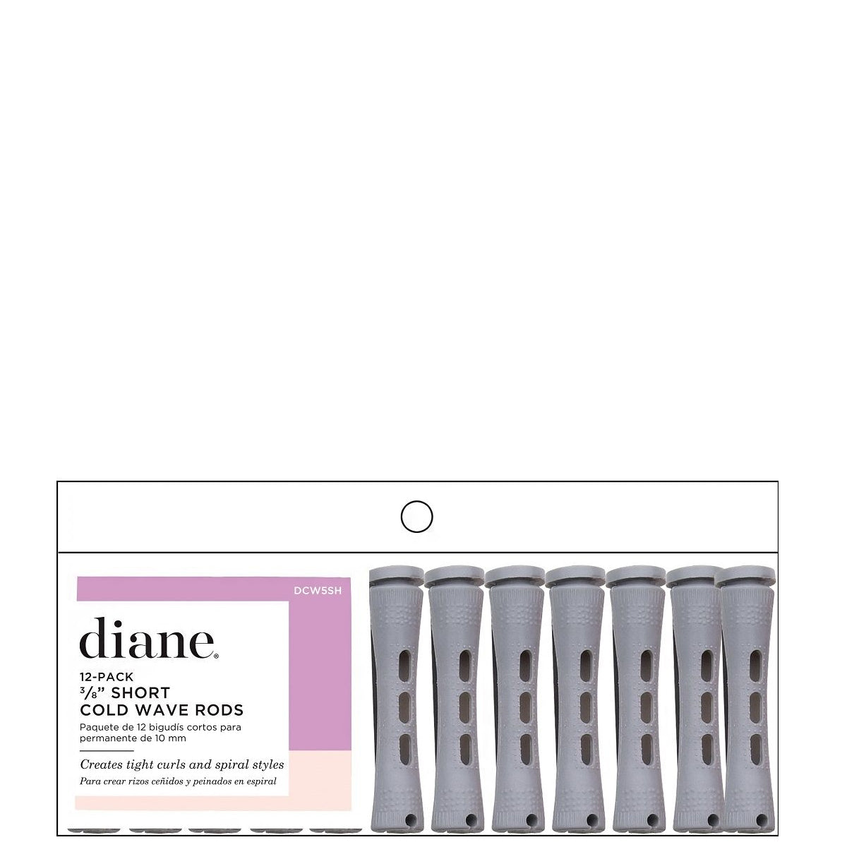 Diane #DCW5SH Cold Wave Rods - 3\/8\" Short Grey