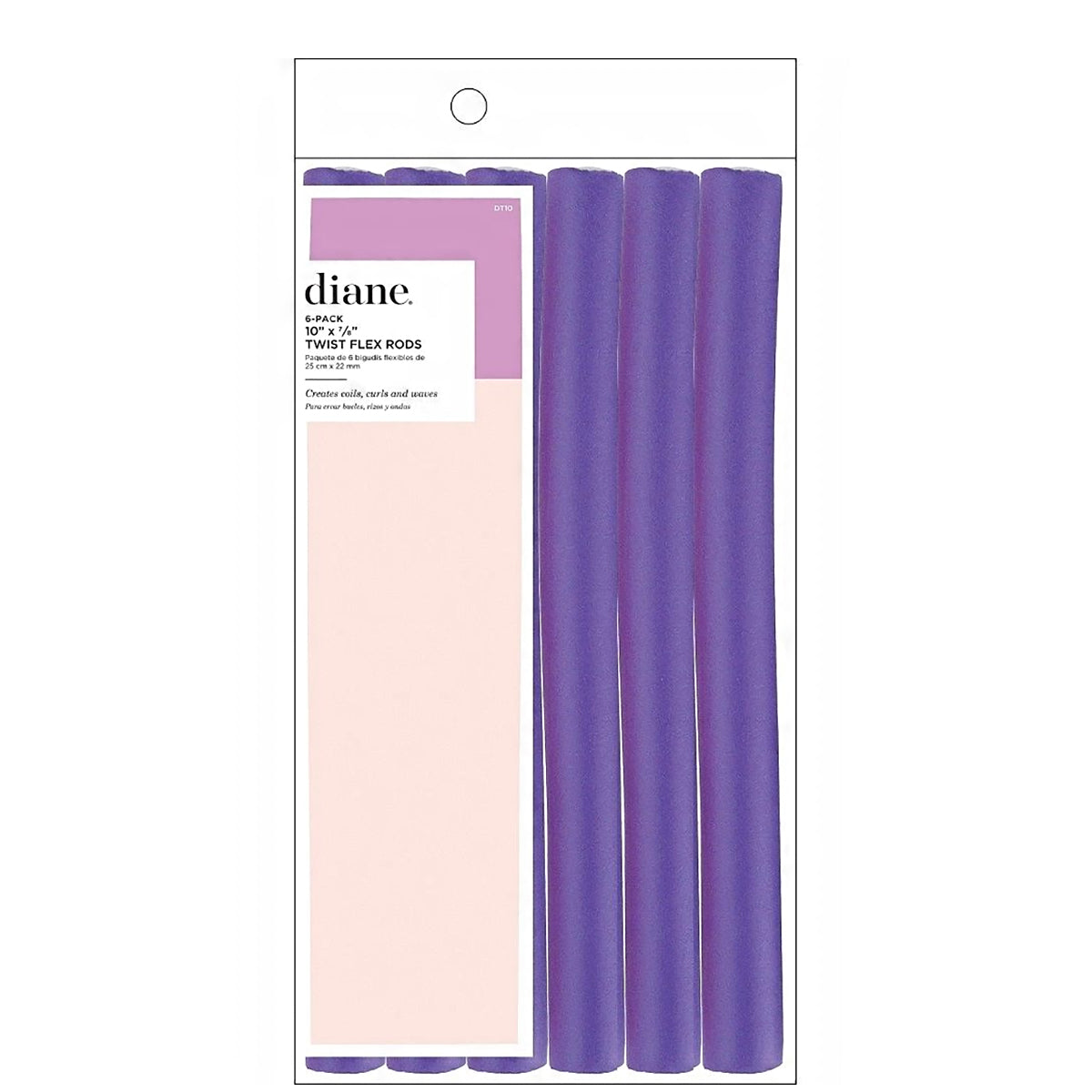 Diane #DT10 Twist Flex Rods - 7\/8\" Long Purple