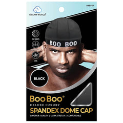 Dream World Boo Boo Spandex Dome Cap Black #DRE049
