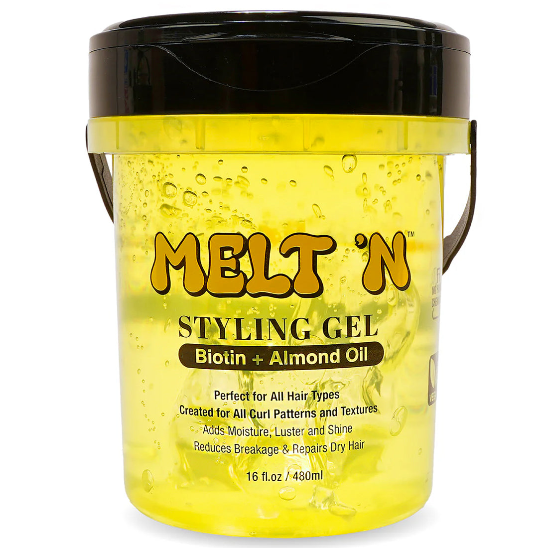 Ebin New York Melt'n Styling Gel Biotin + Almond Oil 16oz