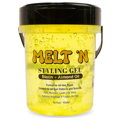 Ebin New York Melt'n Styling Gel Biotin + Almond Oil 16oz