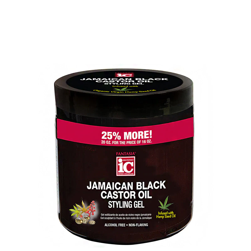 Fantasia IC Jamaican Black Castor Oil Styling Gel 20oz