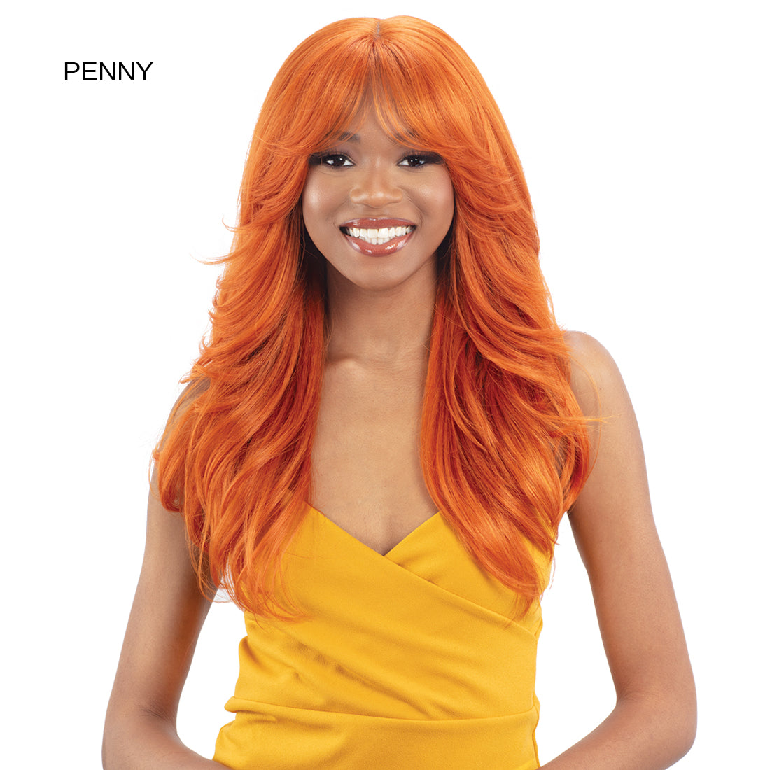 FreeTress Equal Synthetic Hair Wig 'HAILEY' – Farbe 1B (Off Black), Verstellbar, Synthetische Damenperücke