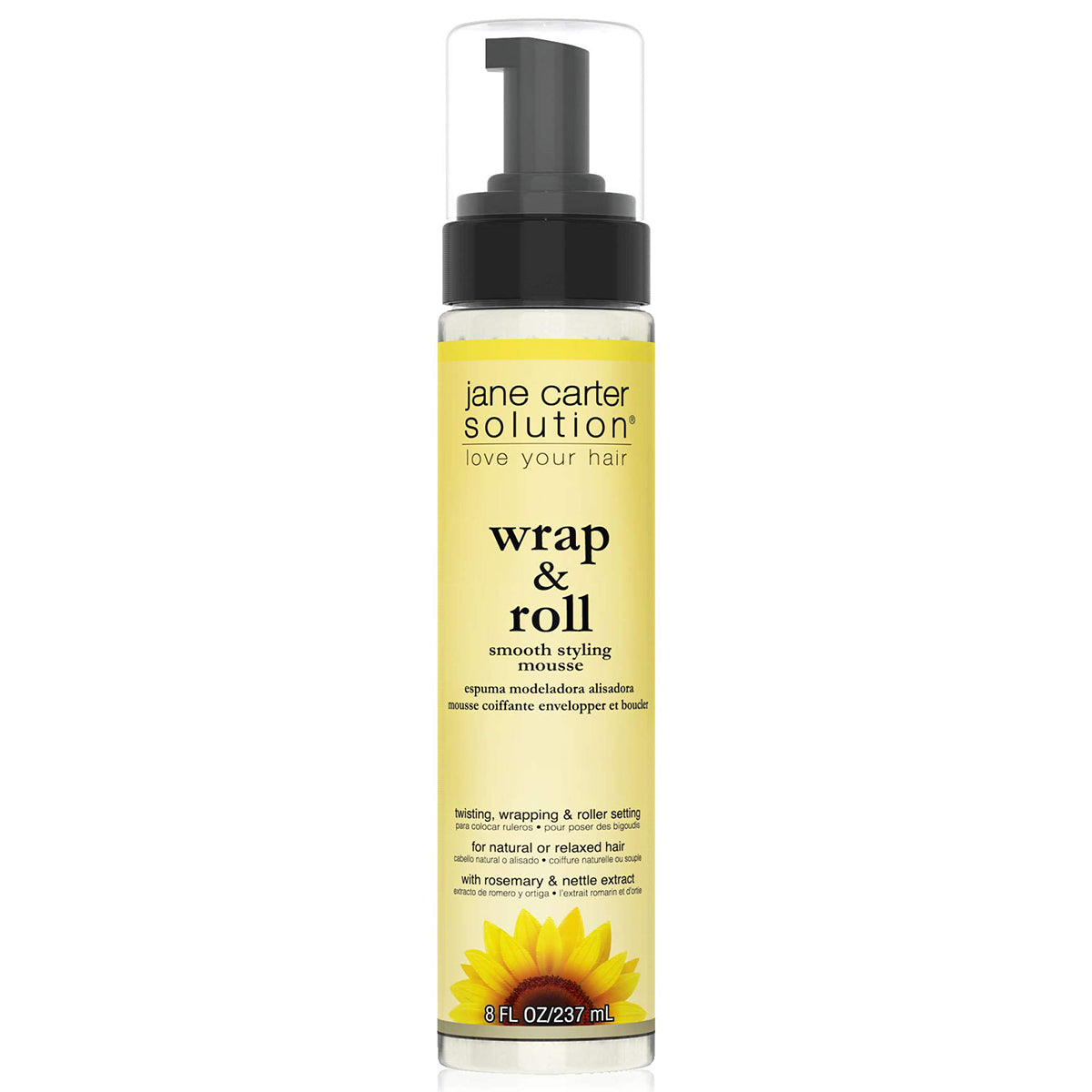 Jane Carter Solution Wrap & Roll Smooth Styling Mousse 8oz :: WigTypes.com