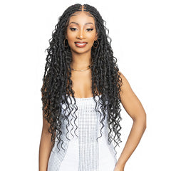 Janet Collection Melt 360 13x6 Lace Frontal Wig BOHO DREAM LOCS 32