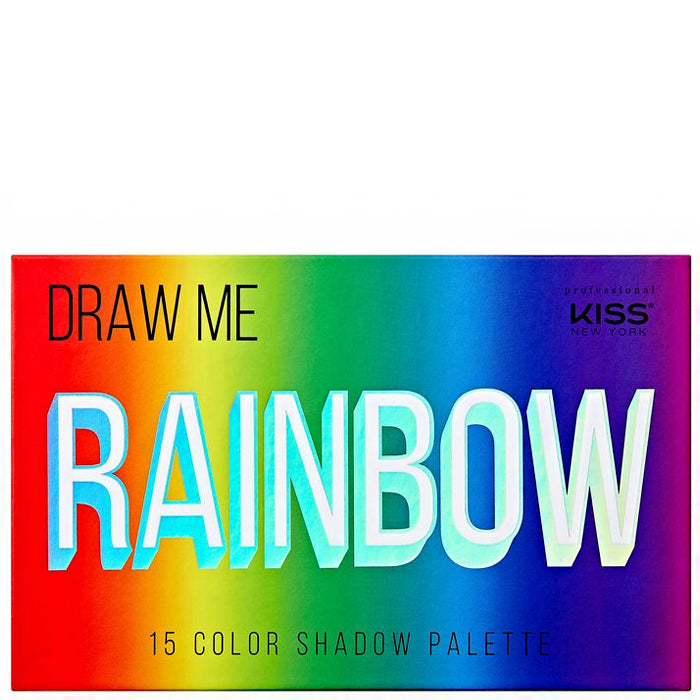 Kiss Class Color Kiss New York KMSP04 15 Color Shadow Palette - Draw Me Rainbow ...