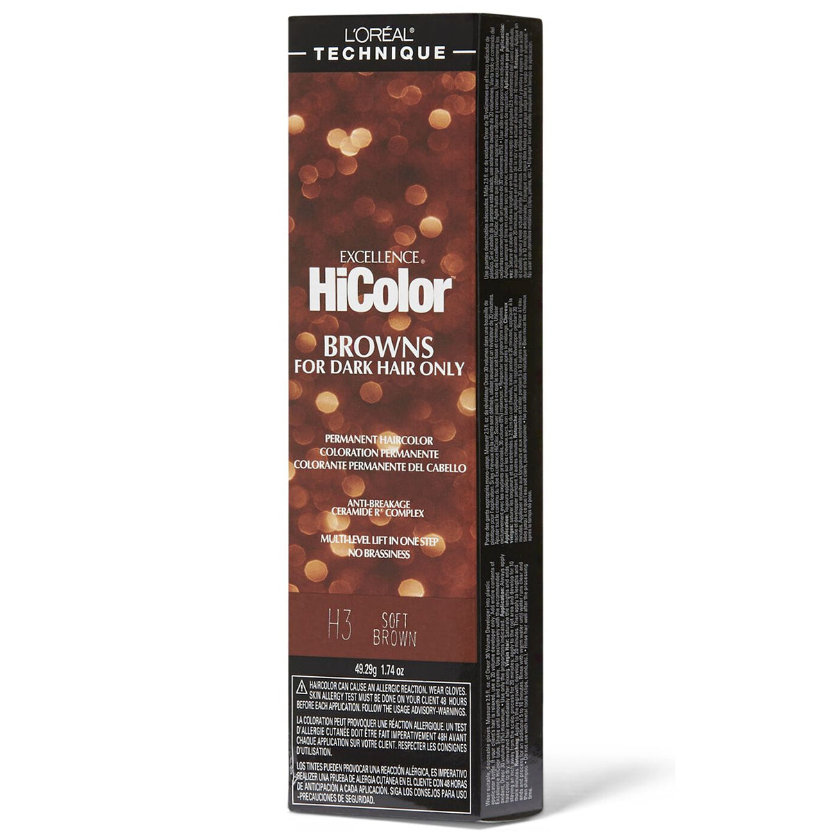 Loreal Excellence HiColor Browns Permanent Hair Color 1.74oz ...