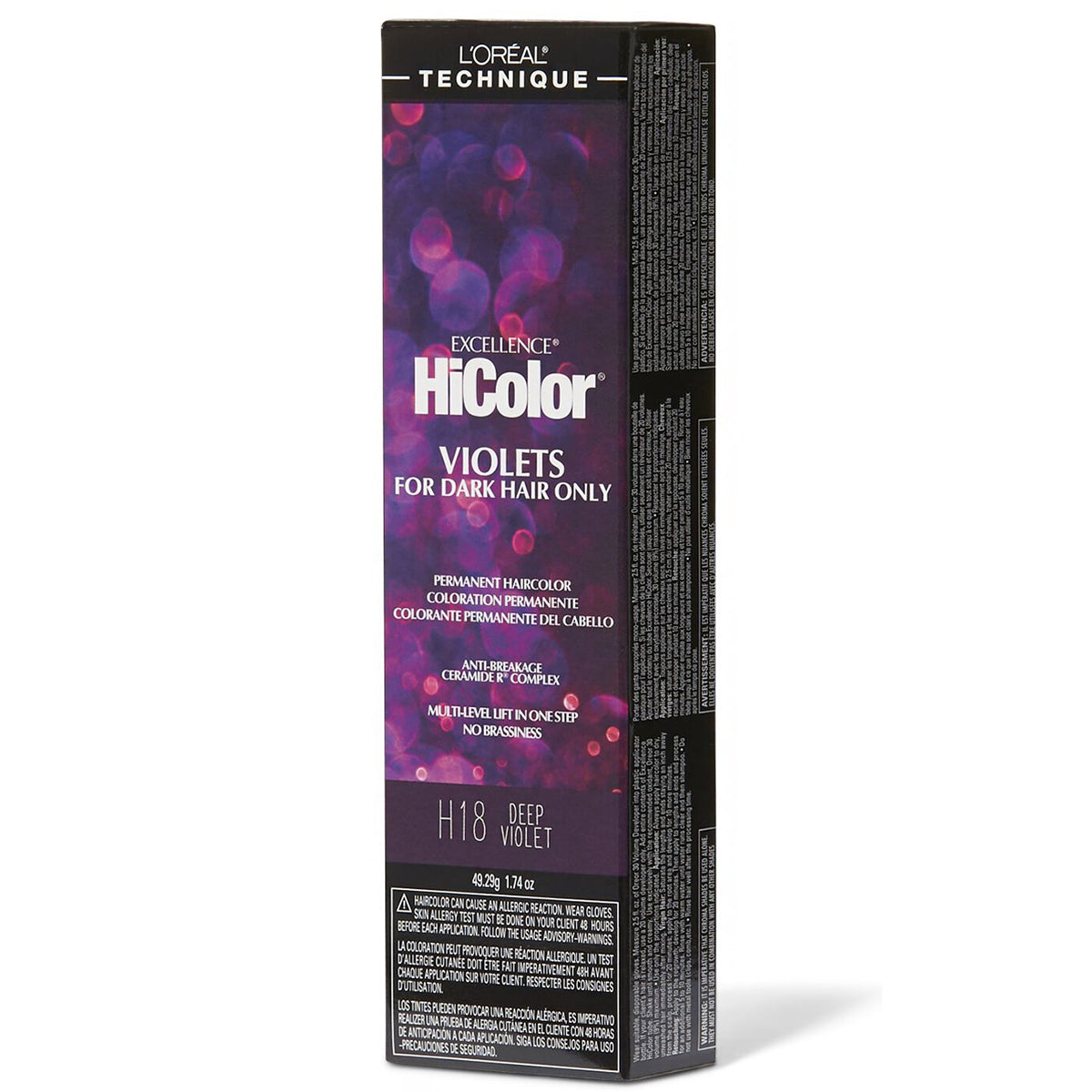 Loreal Excellence HiColor Violets Permanent Hair Color 1.74oz ...